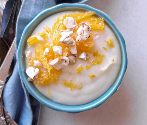 Slow Cooker Orange Almond Rice Pudding