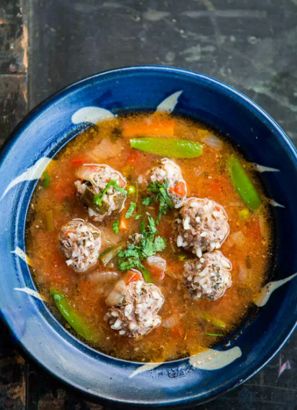 Albondigas Soup (Mexican Meatball Soup)