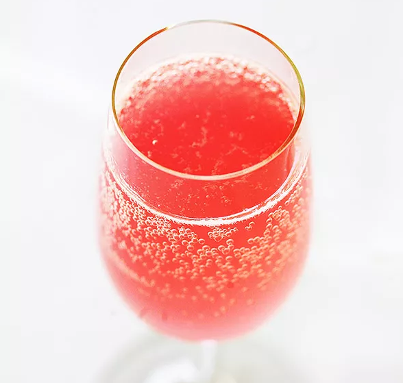 Rosemary Lemon Rhubarb Spritzer