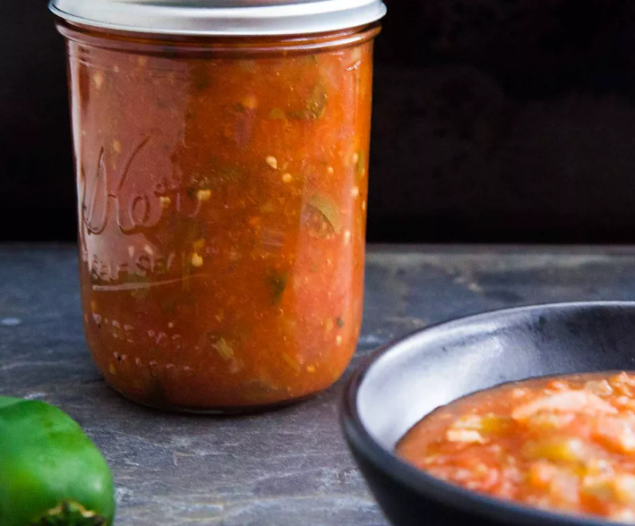 Canned Tomato Salsa