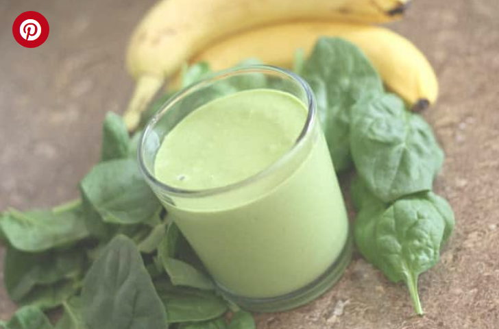 Peanut Butter Banana Spinach Smoothie