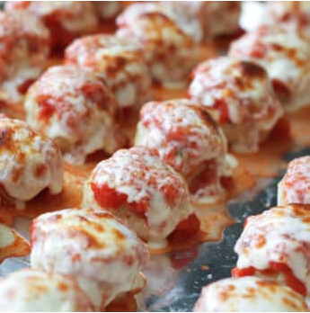 Chicken Parmesan Meatballs