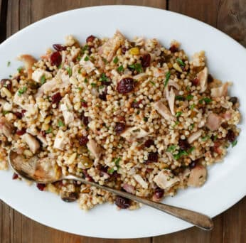 Lemon Couscous with Craisins and Chicken