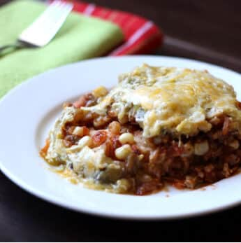 Southwestern Chicken Mexican Lasagna