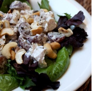 Cashew Chicken Salad with Grapes