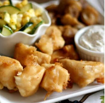 Beer Battered Halibut