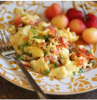 Smoked Salmon Scrambled Eggs