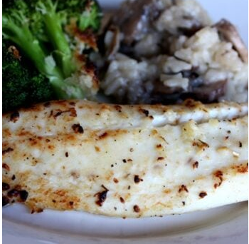 Lemon and Garlic Broiled Tilapia