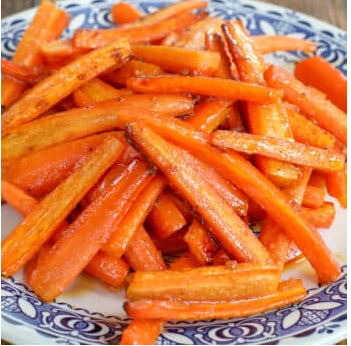 Garlic Butter Roasted Carrots