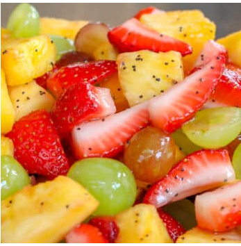 Honey Lime Summer Fruit Salad