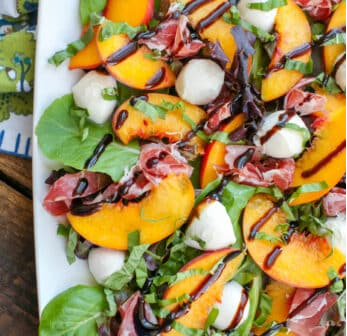 Peach Caprese Salad