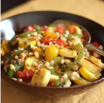 Corn, Tomato and Zucchini Skillet