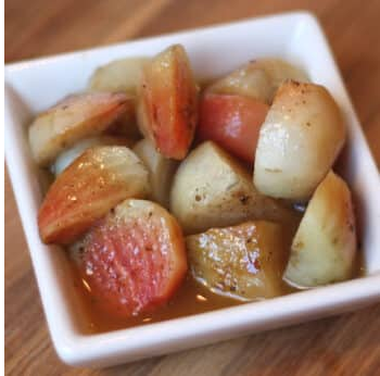 Roasted Chiogga Beets with Sweet Orange Glaze