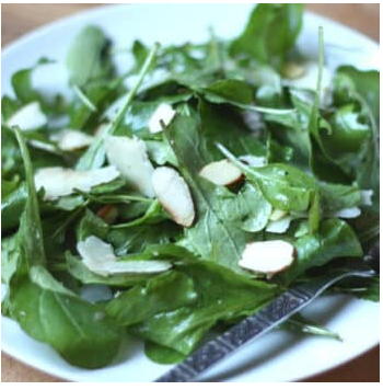 Arugula Salad with Almonds and Parmesan