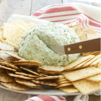 Chicken Spinach Cheeseball