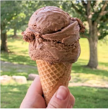 Dark Chocolate Almond Ice Cream