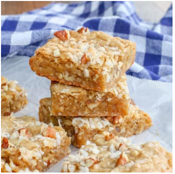 Coconut Pecan Blondies