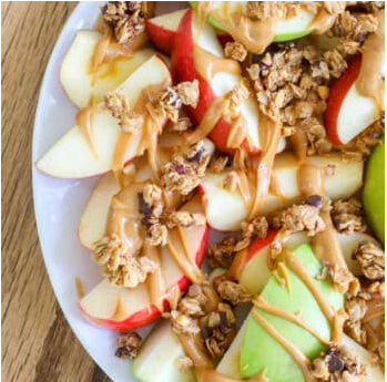 Crunchy Apple Nachos