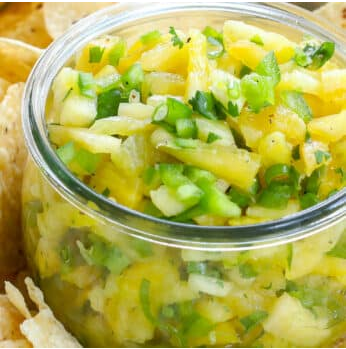 The BEST Pineapple Salsa