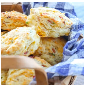 Ham and Cheese Biscuits {traditional and gluten-free recipes}