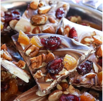 Fruit and Nut Chocolate Bark