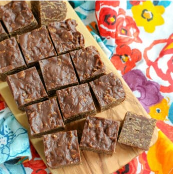 No Bake Chocolate Crunch Bars