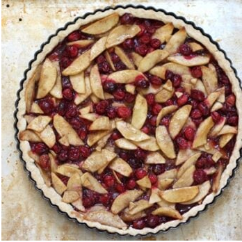 Cranberry Apple Tart