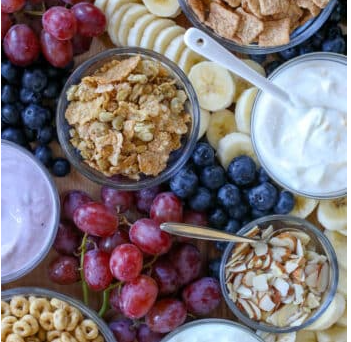 Breakfast Parfait Board