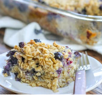 Blueberry Baked Oatmeal