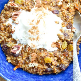 Carrot Cake Oatmeal