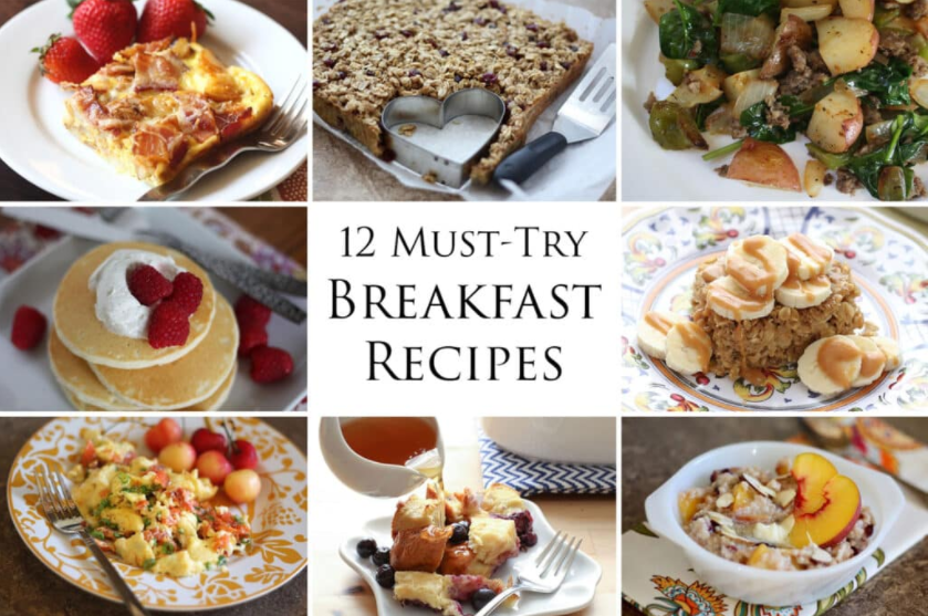 12 Must-Try Breakfast Recipes