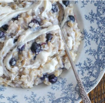 Blueberry Cheesecake Oatmeal