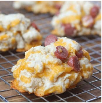 Cheddar and Sausage Whole Wheat Biscuits