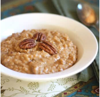 Baked Pumpkin Spice and Toasted Pecan Steel Cut Oatmeal