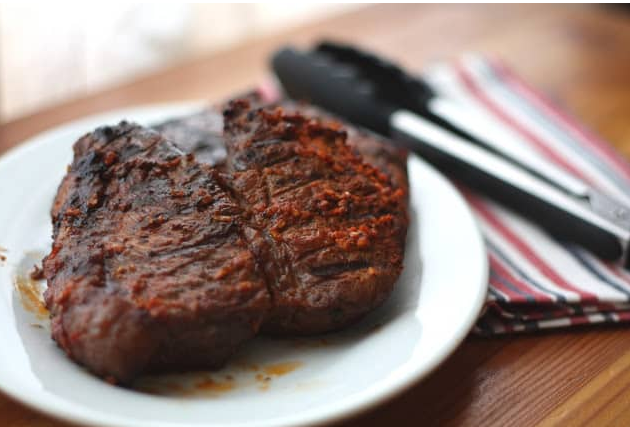 Garlic and Paprika Rubbed Steaks – Reverse Seared